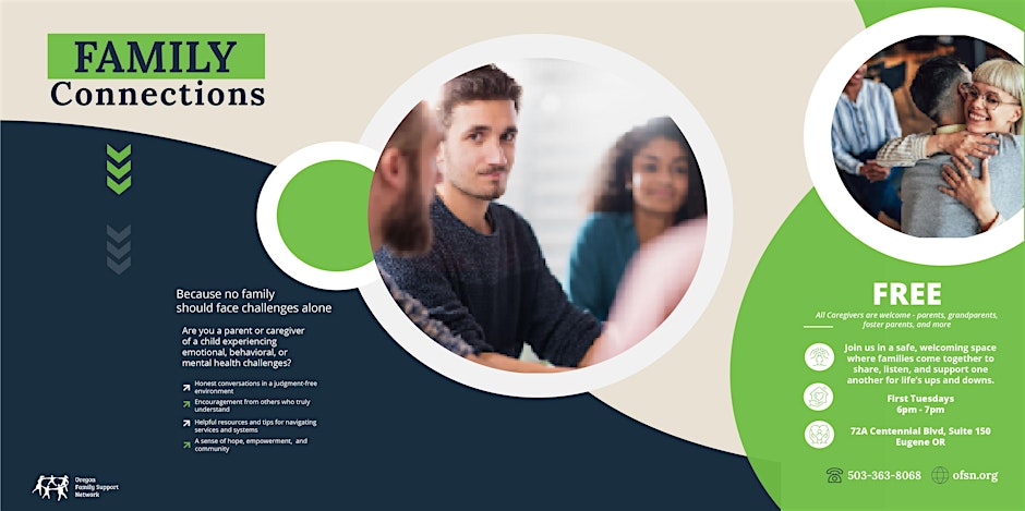 You are currently viewing OFSN – Oregon Family Support Network – Family Connections  – First Tuesdays