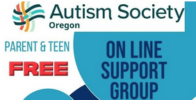 You are currently viewing ASO – AUTISM SOCIETY of OREGON – PARENT + TEEN SUPPORT GROUP Meeting – 3rd Saturdays
