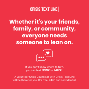 You are currently viewing 01 – Helpline – CTL – Crisis Text Line – Text Connect to 741741, Chat, Whatsapp – 24/7
