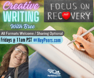 PG - PeerGalaxy - Creative Writing for Recovery and Wellness - HeyPeers Support Group - Fridays @ Online Via HeyPeers